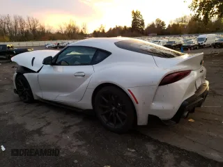 2023 Toyota GR Supra 3.0 with VIN WZ1DB0G07PW058441, listed as a Copart auction lot 81649544 with 0 mi miles and Salvage Title. Bid and sale history available at carsss.com. Image 2.