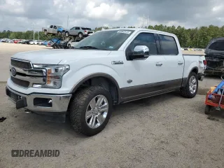2019 Ford F-150 XL with VIN 1FTEW1E51KFD33077, listed as a Copart auction lot 53943415 with 74,754 mi miles and Salvage title. Bid and sale history available at DreamBid. Image 1.