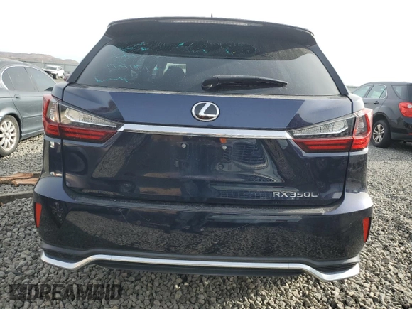 2020 Lexus RX 350L with VIN JTJHZKFA3L2026781, listed as a Copart auction lot 81191824 with Not provided miles and Salvage title. Bid and sale history available at DreamBid. Image 6.