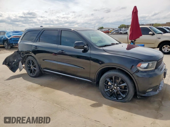 2019 Dodge Durango GT Plus with VIN 1C4RDHDG6KC674057, listed as a Copart auction lot 47950565 with 185,986 mi miles and Salvage Title. Bid and sale history available at carsss.com. Image 4.