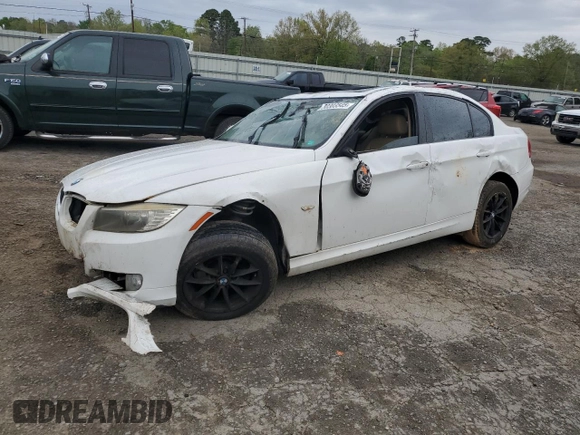 2010 BMW 3 Series 328i with VIN WBAPH7G57ANM50831, listed as a Copart auction lot 50303545 with 162,308 mi miles and Salvage Title. Bid and sale history available at carsss.com. Image 1.