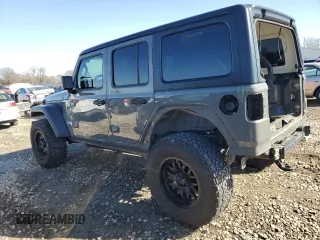 2018 Jeep Wrangler Unlimited Sport S with VIN 1C4HJXDG7JW298738, listed as a Copart auction lot 49312355 with 69,983 mi miles and Salvage title. Bid and sale history available at DreamBid. Image 2.