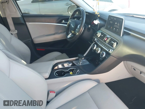 2020 Genesis G70 2.0T with VIN KMTG64LA8LU056386, listed as a IAAI auction lot 41164341 with 48,943 mi miles and . Bid and sale history available at DreamBid. Image 5.