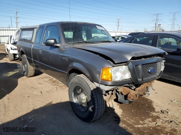 2005 Ford Ranger XL with VIN 1FTZR15E35PA55127, listed as a Copart auction lot 44529365 with 157,019 mi miles and Salvage Title. Bid and sale history available at carsss.com. Image 4.