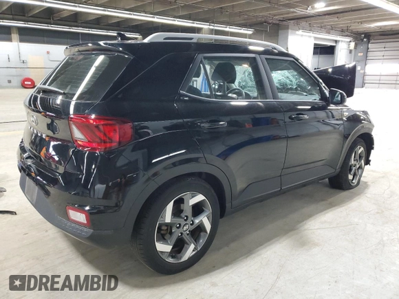 2022 Hyundai Venue SEL with VIN KMHRC8A30NU167055, listed as a Copart auction lot 53284515 with 23,403 mi miles and Salvage title. Bid and sale history available at DreamBid. Image 3.