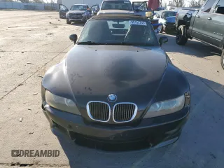 2001 BMW Z3 3.0i with VIN WBACN53441LJ56386, listed as a Copart auction lot 89152745 with 134,384 mi miles and Salvage Title. Bid and sale history available at carsss.com. Image 5.