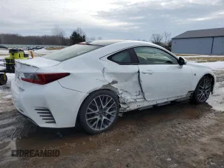 2017 Lexus RC 350 with VIN JTHSE5BC1H5007504, listed as a Copart auction lot 46390685 with 98,959 mi miles and Salvage title. Bid and sale history available at DreamBid. Image 3.