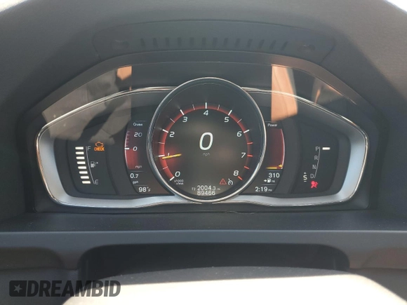 2016 Volvo S60 T5 Drive-E Premier z VIN YV126MFK4G2407948, wystawiony jako Copart lot #53395205 z przebiegiem 89 466 mil mil oraz Szkoda całkowita • Salvage title. Historia ofert i sprzedaży dostępna na DreamBid. Obrazek 9.