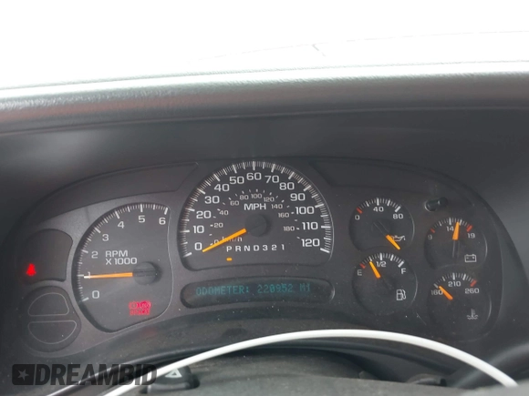 2006 Chevrolet Tahoe LS with VIN 1GNEC13V76R102143, listed as a IAAI auction lot 40343587 with 220,952 mi miles. Bid and sale history available at carsss.com. Image 7.