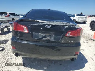 2013 Lexus IS 250 with VIN JTHBF5C24D5187624, listed as a Copart auction lot 53852055 with Not provided miles and Salvage title. Bid and sale history available at DreamBid. Image 6.