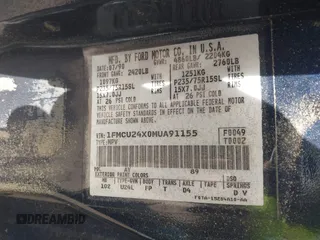 1991 Ford Explorer z VIN 1FMCU24X0MUA91155, wystawiony jako IAAI lot #42314856 z przebiegiem 75 836 mil mil oraz . Historia ofert i sprzedaży dostępna na DreamBid. Obrazek 9.