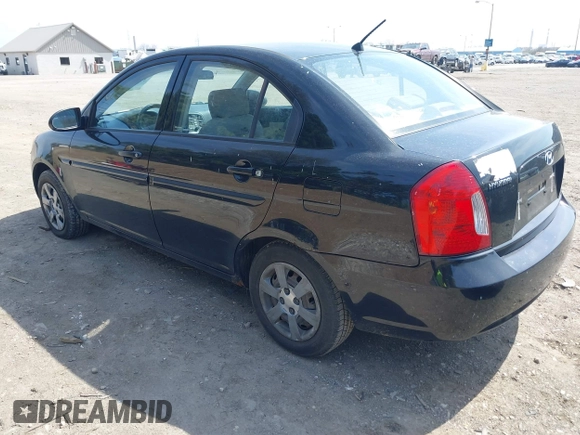 2006 Hyundai Accent GLS with VIN KMHCN46C36U018237, listed as a IAAI auction lot 41916524 with 92,427 mi miles. Bid and sale history available at carsss.com. Image 3.