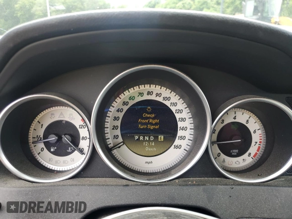 2012 Mercedes-Benz C 300 Sport with VIN WDDGF8BB7CR191979, listed as a Copart auction lot 61437665 with 76,740 mi miles and Salvage title. Bid and sale history available at DreamBid. Image 9.