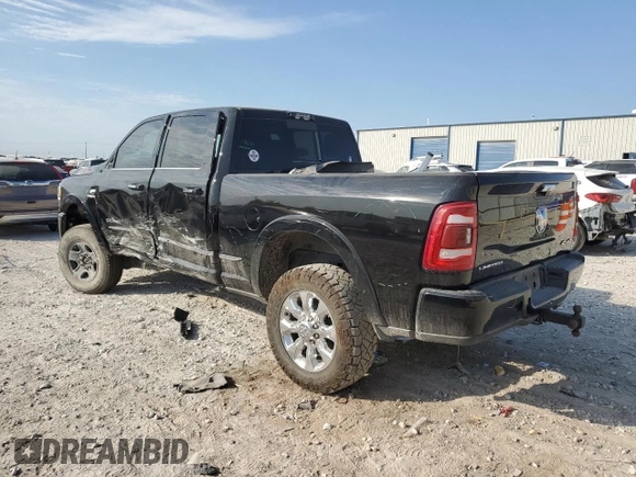 2022 Ram 2500 Limited with VIN 3C6UR5SLXNG418460, listed as a Copart auction lot 75847674 with 45,499 mi miles and Salvage title. Bid and sale history available at DreamBid. Image 2.