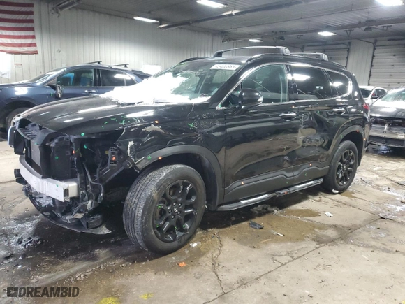 2023 Hyundai Santa Fe XRT with VIN 5NMS6DAJ4PH614405, listed as a Copart auction lot 45400385 with 42,805 mi miles and Salvage Title. Bid and sale history available at carsss.com. Image 1.