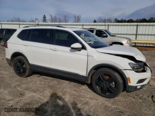 2019 Volkswagen Tiguan SEL Premium with VIN 3VV4B7AX8KM008221, listed as a Copart auction lot 44322485 with 98,448 mi miles and Salvage Title. Bid and sale history available at carsss.com. Image 4.