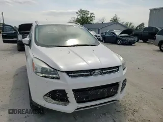 2015 Ford Escape Titanium with VIN 1FMCU0J96FUA49019, listed as a Copart auction lot 52481905 with 112,421 mi miles and Salvage Title. Bid and sale history available at carsss.com. Image 12.