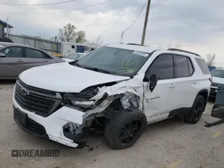 2023 Chevrolet Traverse LS with VIN 1GNERFKW5PJ279764, listed as a Copart auction lot 53683035 with 38,430 mi miles and Salvage title. Bid and sale history available at DreamBid. Image 1.
