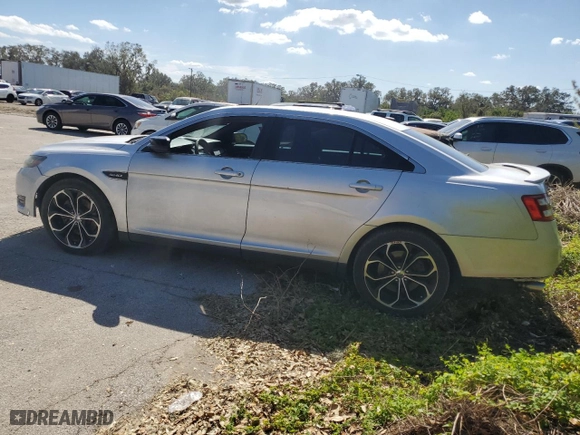 2014 Ford Taurus SHO with VIN 1FAHP2KT4EG128618, listed as a Copart auction lot 75260324 with 0 mi miles and Salvage Title. Bid and sale history available at carsss.com. Image 2.