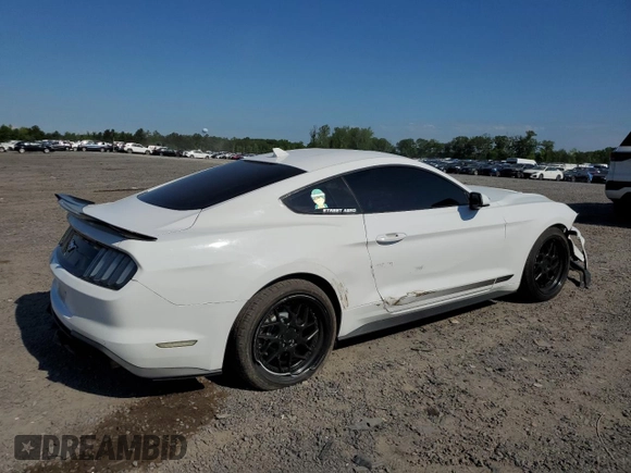 2022 Ford Mustang EcoBoost with VIN 1FA6P8TH1N5123408, listed as a Copart auction lot 57393675 with 31,259 mi miles and Salvage title. Bid and sale history available at DreamBid. Image 3.