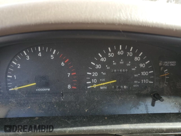1995 Toyota Tacoma with VIN 4TAUN53B0SZ061887, listed as a Copart auction lot 57708685 with 281,658 mi miles and Clean title. Bid and sale history available at DreamBid. Image 9.