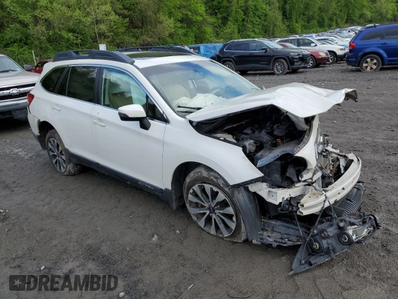 2015 Subaru Outback Limited with VIN 4S4BSALC2F3252284, listed as a Copart auction lot 55991145 with Not Provided miles and Salvage Title. Bid and sale history available at DreamBid. Image 4.