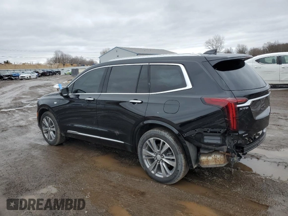 2022 Cadillac XT6 Premium Luxury z VIN 1GYKPDRS9NZ160942, wystawiony jako Copart lot #44256595 z przebiegiem 25 144 mil mil oraz Szkoda całkowita • Salvage title. Historia ofert i sprzedaży dostępna na DreamBid. Obrazek 2.