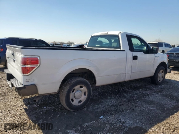 2009 Ford F-150 XL with VIN 1FTPF12V09KB57606, listed as a Copart auction lot 46650715 with 157,880 mi miles and Salvage Title. Bid and sale history available at carsss.com. Image 3.