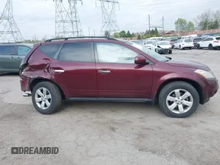 2007 Nissan Murano S with VIN JN8AZ08W47W601653, listed as a IAAI auction lot 42074179 with 138,257 mi miles and . Bid and sale history available at DreamBid. Image 14.