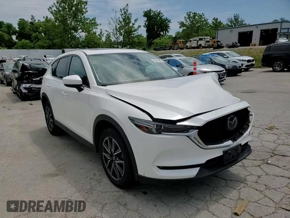 2018 Mazda CX-5 Grand Touring with VIN JM3KFBDM7J0302037, listed as a Copart auction lot 63021845 with Not provided miles and Salvage title. Bid and sale history available at DreamBid. Image 14.