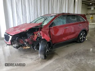 2017 Kia Sorento EX with VIN 5XYPHDA16HG274105, listed as a Copart auction lot 72833364 with 54,915 mi miles and Non Repairable. Bid and sale history available at carsss.com. Image 1.