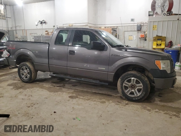 2011 Ford F-150 XL with VIN 1FTFX1ET4BKE19300, listed as a Copart auction lot 51228925 with 261,579 mi miles and Salvage Title. Bid and sale history available at carsss.com. Image 4.
