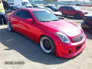 2004 Infiniti G35 w/Leather z VIN JNKCV54E84M821121, wystawiony jako IAAI lot #42281731 z przebiegiem 138 352 mil mil oraz . Historia ofert i sprzedaży dostępna na DreamBid. Obrazek 1.