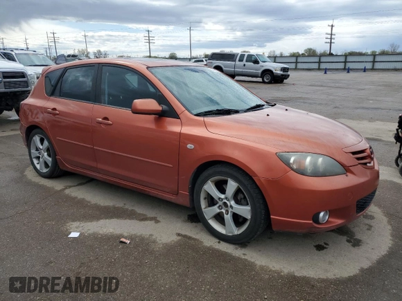 2005 Mazda 3 s with VIN JM1BK343351233932, listed as a Copart auction lot 51490275 with 211,731 mi miles and Salvage Title. Bid and sale history available at carsss.com. Image 4.