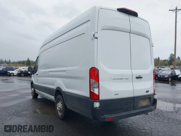 2023 Ford Transit Cargo with VIN 1FTBR3U89PKA09391, listed as a IAAI auction lot 41993662 with 36,147 mi miles and . Bid and sale history available at DreamBid. Image 3.