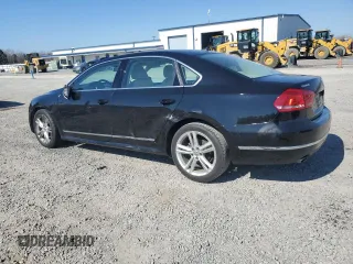2015 Volkswagen Passat SE with VIN 1VWBS7A35FC076077, listed as a Copart auction lot 46589295 with 76,419 mi miles and Salvage title. Bid and sale history available at DreamBid. Image 2.