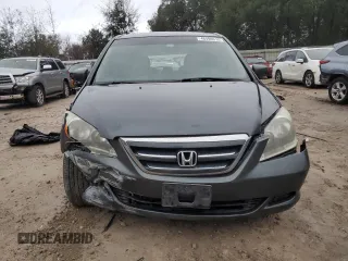 2006 Honda Odyssey EX-L with VIN 5FNRL38616B460593, listed as a Copart auction lot 46496915 with 205,948 mi miles and Salvage Title. Bid and sale history available at carsss.com. Image 5.