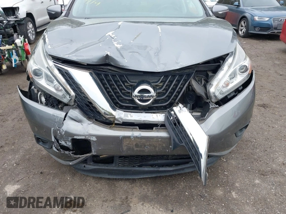 2015 Nissan Murano SL with VIN 5N1AZ2MH9FN254755, listed as a IAAI auction lot 42030540 with 44,135 mi miles and . Bid and sale history available at DreamBid. Image 6.