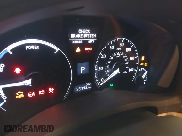 2015 Lexus RX 450h with VIN 2T2ZB1BA0FC003410, listed as a IAAI auction lot 41548839 with 89,742 mi miles and . Bid and sale history available at DreamBid. Image 7.