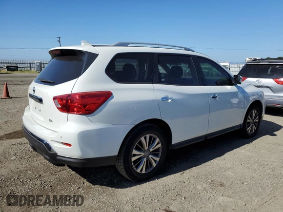 2020 Nissan Pathfinder SL with VIN 5N1DR2CN4LC607835, listed as a Copart auction lot 56501165 with 128,743 mi miles and Salvage title. Bid and sale history available at DreamBid. Image 3.