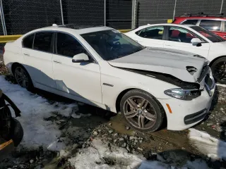 2014 BMW 5 Series 535d with VIN WBAXA5C5XED690305, listed as a Copart auction lot 87819095 with 115,673 mi miles and Salvage Title. Bid and sale history available at carsss.com. Image 4.