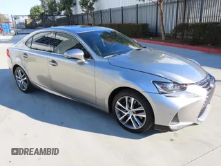2020 Lexus IS with VIN JTHDA1D25L5107518, listed as a Copart auction lot 42560495 with 20,665 mi miles and Salvage Title. Bid and sale history available at carsss.com. Image 1.