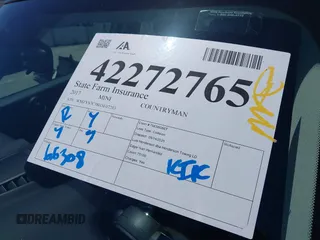 2017 MINI Countryman Cooper z VIN WMZYS7C38H3E07203, wystawiony jako IAAI lot #42272765 z przebiegiem 66 308 mil mil oraz . Historia ofert i sprzedaży dostępna na DreamBid. Obrazek 18.