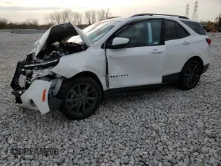 2022 Chevrolet Equinox RS with VIN 3GNAXWEV9NS195563, listed as a Copart auction lot 53730865 with Not provided miles and Salvage title. Bid and sale history available at DreamBid. Image 1.