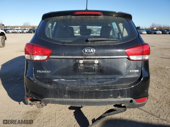 2016 Kia Rondo EX with VIN KNAHU8A35G7165443, listed as a Copart auction lot 80450524 with 171,781 mi miles and Salvage Title. Bid and sale history available at carsss.com. Image 6.