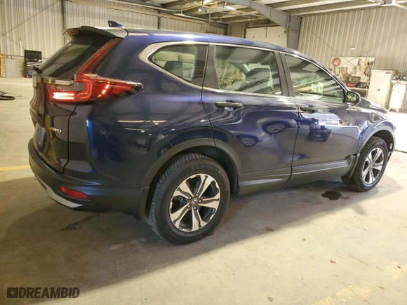 2020 Honda CR-V LX with VIN 2HKRW2H25LH639683, listed as a Copart auction lot 50752655 with 42,003 mi miles and Salvage Title. Bid and sale history available at carsss.com. Image 3.