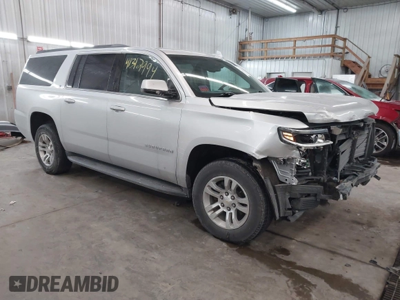 2018 Chevrolet Suburban LT z VIN 1GNSKHKC2JR201282, wystawiony jako IAAI lot #41312994 z przebiegiem 99 783 mil mil oraz . Historia ofert i sprzedaży dostępna na DreamBid. Obrazek 1.