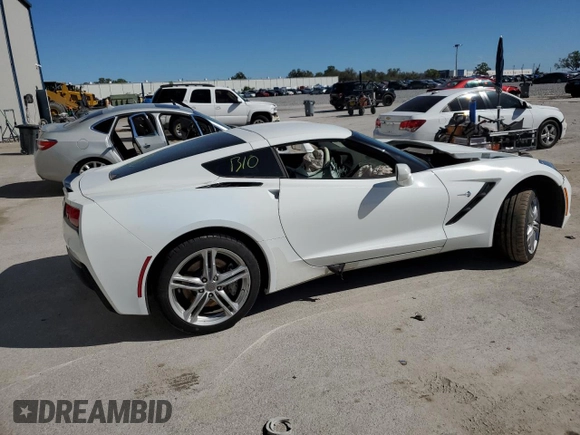 2016 Chevrolet Corvette 1LT with VIN 1G1YB2D73G5112975, listed as a Copart auction lot 48231485 with 44,038 mi miles and Clean Title. Bid and sale history available at carsss.com. Image 3.