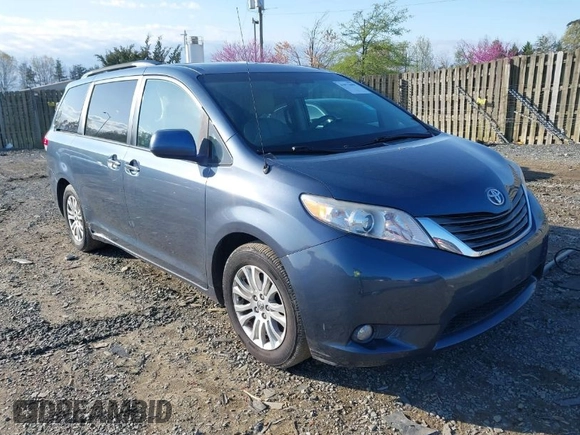 2014 Toyota Sienna XLE with VIN 5TDYK3DC2ES431320, listed as a IAAI auction lot 41977059 with 158,711 mi miles and . Bid and sale history available at DreamBid. Image 1.