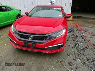 2020 Honda Civic LX with VIN 2HGFC2F69LH569083, listed as a Copart auction lot 56874685 with 79,770 mi miles and Salvage title. Bid and sale history available at DreamBid. Image 14.